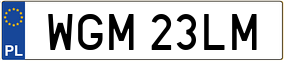 Truck License Plate